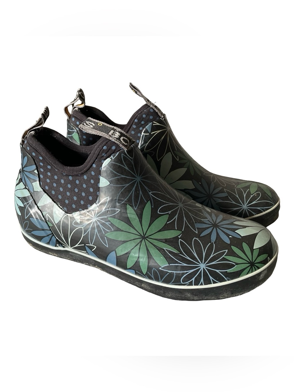 Bogs Women's Mattie Booties Daisy Print Size 8